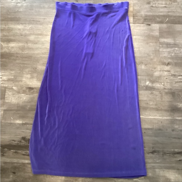 NWT Vintage Chic Women's Maxi Skirt in Vibrant Purple - Picture 13 of 14